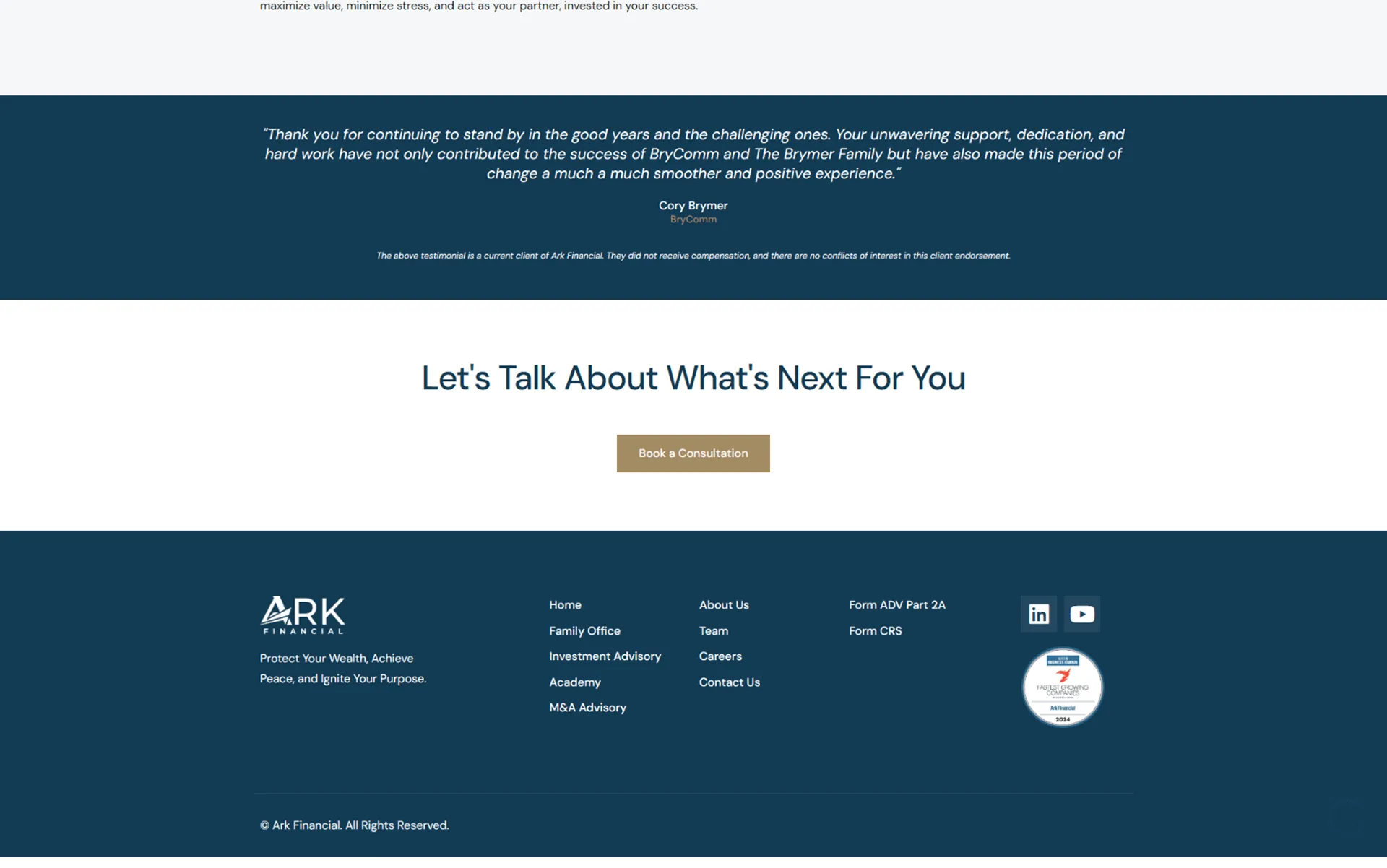 Client Testimonials